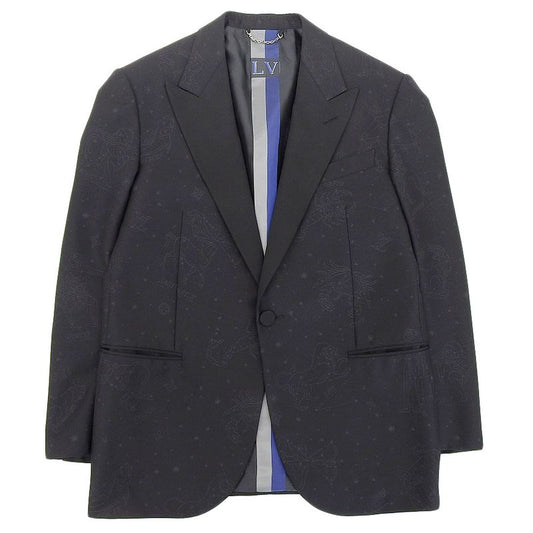 Louis Vuitton 2019 Item Hgcd3e LV Monogram Wool Silk 12 Constellations Dress