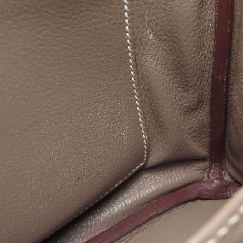 Hermes Birkin 30 Etape Silver Hardware Handbag Taurillon Women