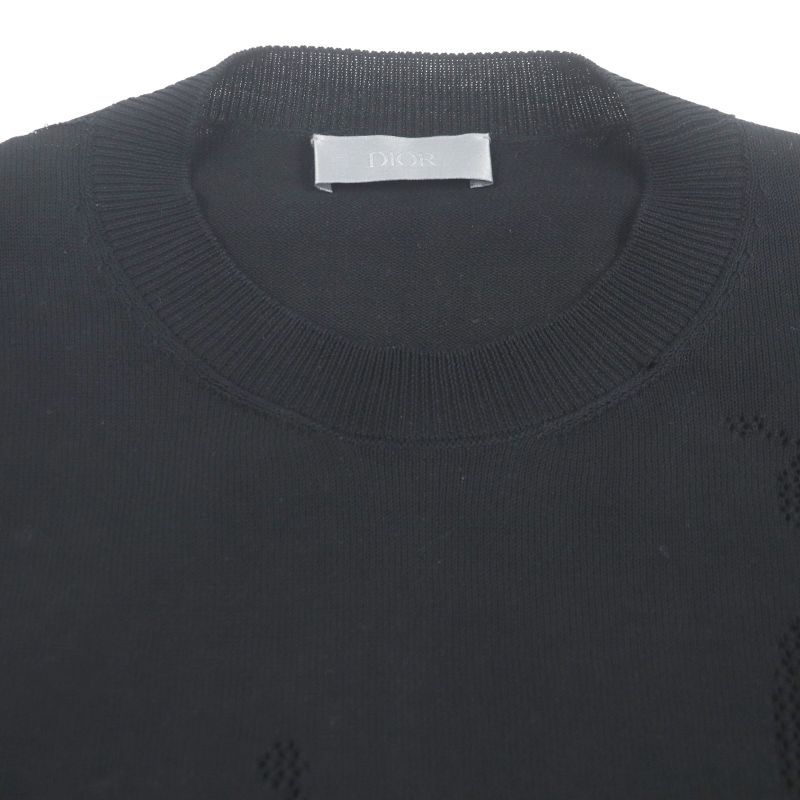 DIOR KAWS DIOR Homme KAWS 923m640at943 100% Cotton Bee Pattern Crew Neck