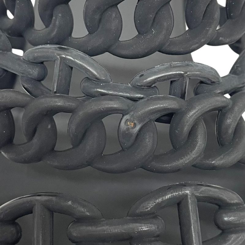 Good Hermes Chaine D'ancre Rivage Rubber Sandals 36 23cm (9.06in) Equivalent