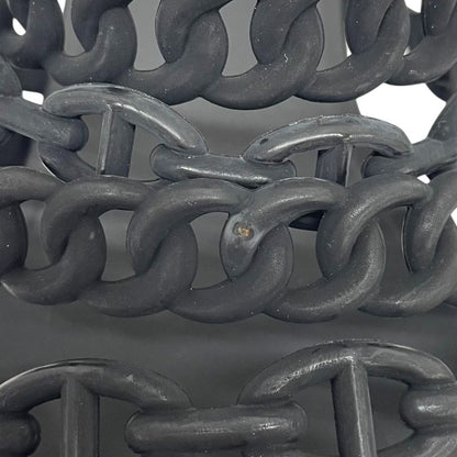 Good Hermes Chaine D'ancre Rivage Rubber Sandals 36 23cm (9.06in) Equivalent