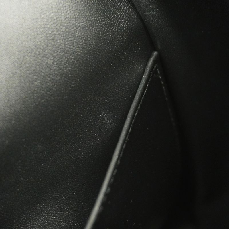 Christian Dior Backpack Daypack Canage Caro Leather Black Gold Hardware Women