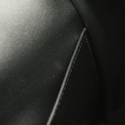 Christian Dior Backpack Daypack Canage Caro Leather Black Gold Hardware Women