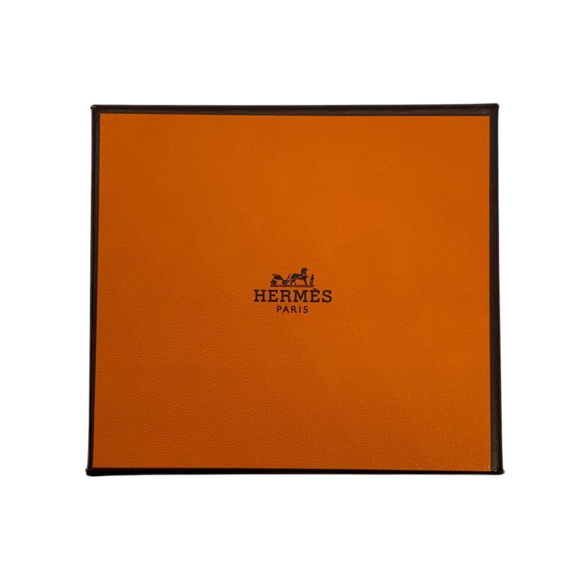 1603 Hermes Bastia Coin Case with Initials (Oc) Stamped K Coin Purse with Box