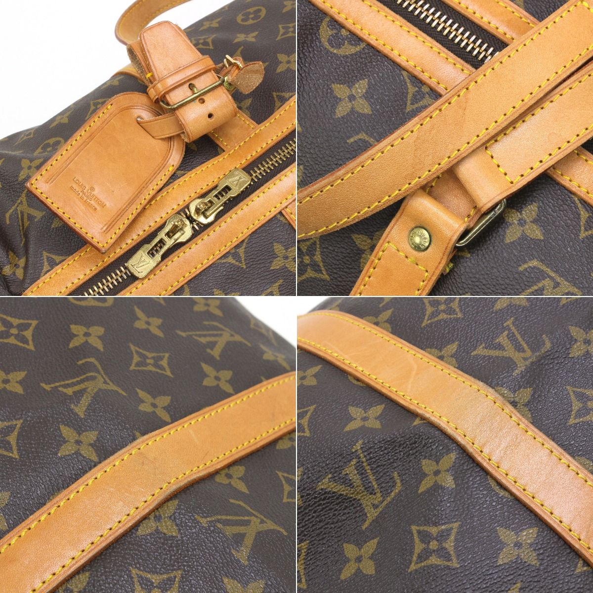 Louis Vuitton Monogram Keepall Bandouliere 45 Boston Bag