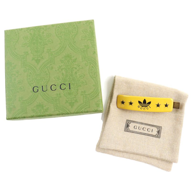 Gucci Adidas Gucci Adidas 702940 Trefoil Logo Barrette Hair Clip Hair Accessory