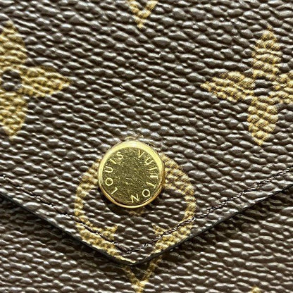 Louis Vuitton Monogram Portefeuille Victorine M62360 Bifold Wallet For Women