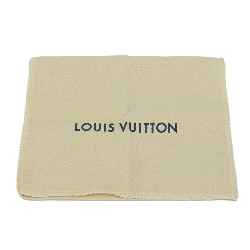 Louis Vuitton Shoulder Strap Leather Brown Gold Hardware For Damier Accessories