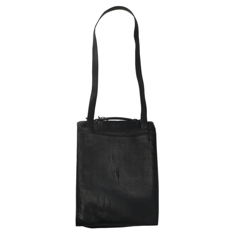 Hermes Sac A Depeches Dplg100 □F Engraved Silver Hardware Leather Shoulder Bag