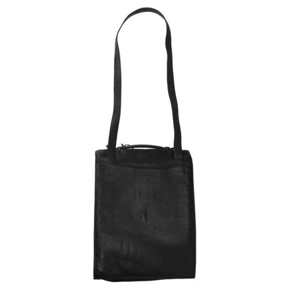 Hermes Sac A Depeches Dplg100 □F Engraved Silver Hardware Leather Shoulder Bag