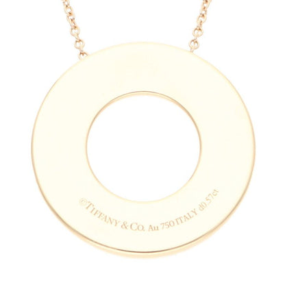 Tiffany & Co Atlas X Closed Circle Pendant Necklace Men's