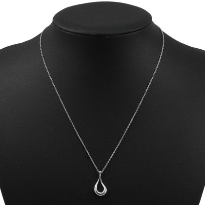 Tiffany & Co Open Teardrop Elsa Peretti 925 Silver Ladies 2.7g Necklace