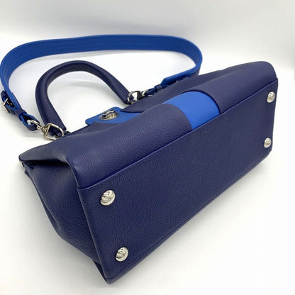 Louis Vuitton Astrid M54373 Shoulder Bag 2way Handbag Leather Navy/blue Women's