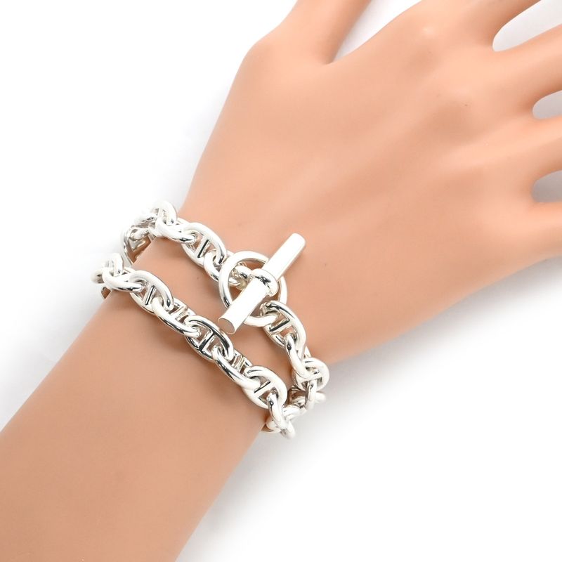 Hermes Necklace Chaine D'ancre PM Silver 925 Silver Star Ring Silver Ag925 43