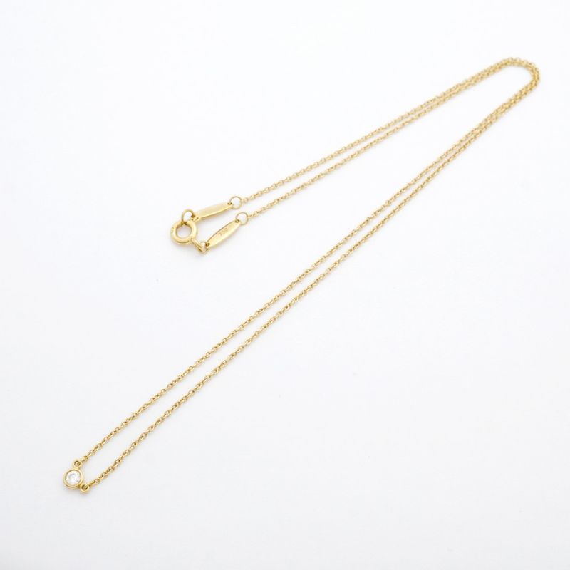 Tiffany & Co Necklace By-the-yard 1PD 18K Yellow Gold Yellow Gold Diamond Ladies