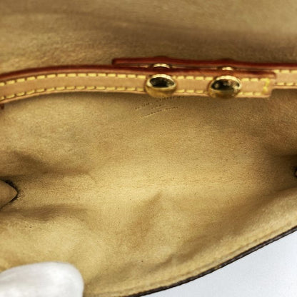 Louis Vuitton Pochette Twin PM M51854 Shoulder Bag Brown Monogram Canvas