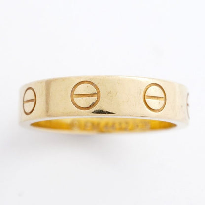 Cartier Ring Mini Love 18K Yellow Gold Yellow Gold #49 Ladies