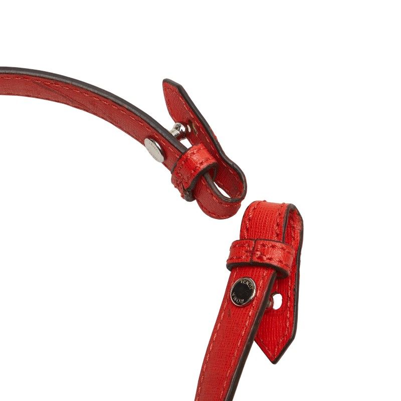 Fendi Toujours Handbag Shoulder Bag 2WAY 8bh250 Red Leather Women Fendi