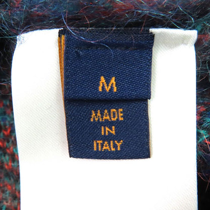 Louis Vuitton 23SS Mohair Wool Butterfly Motif LV Circle Logo Hardware Knit