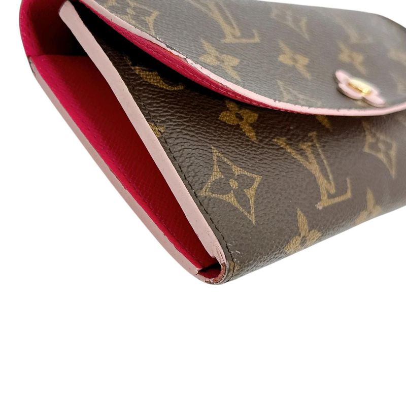 Louis Vuitton M64202 Monogram Portefeuille Emilie Long Wallet Louis Vuitton