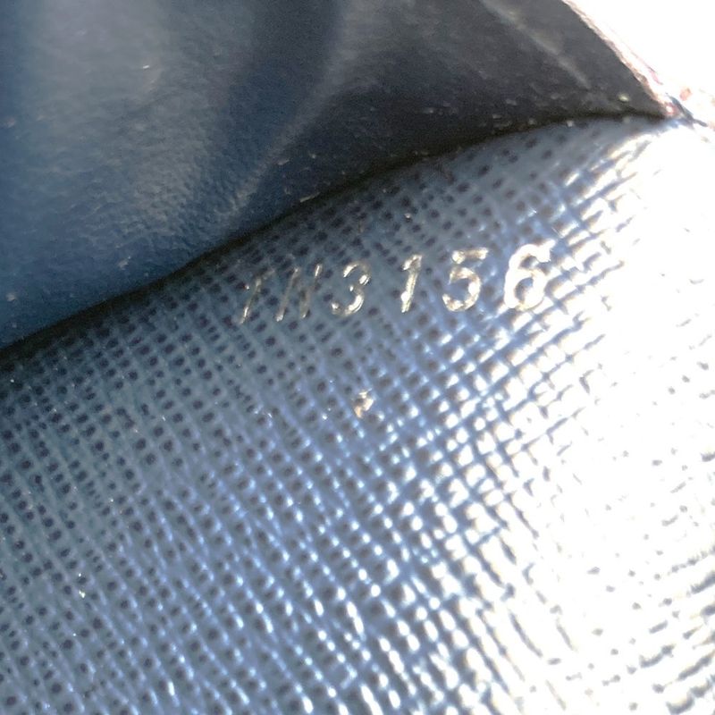 Louis Vuitton M61804 Portefeuille Alexandre Taiga Long Wallet Navy Leather