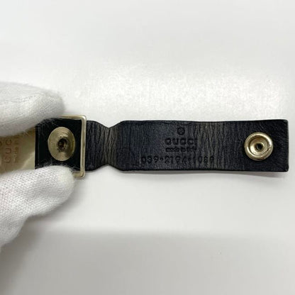 Gucci Neck Strap Khaki Green Red Gold Sherry 039