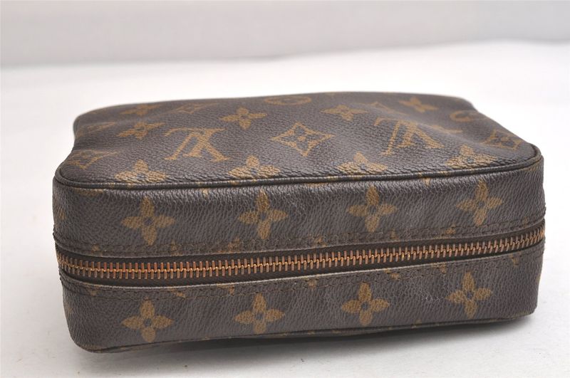 Louis Vuitton Monogram Trousse Toilette 18 Clutch Handbag M47526 LV 3351n