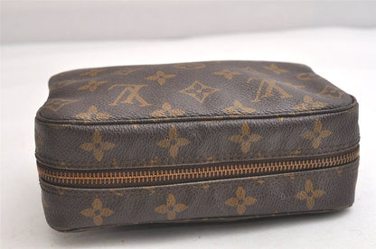 Louis Vuitton Monogram Trousse Toilette 18 Clutch Handbag M47526 LV 3351n