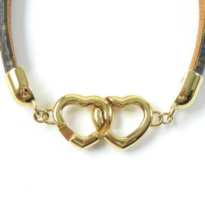 Louis Vuitton M6758 Bracelet Say Yes Leather Monogram Bracelet Brown 19 Storage