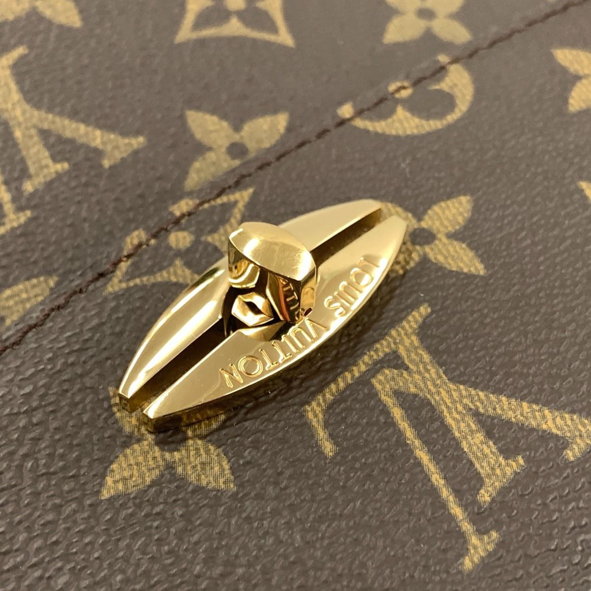 Louis Vuitton Monogram Malherbe Handbag M51379 Brown