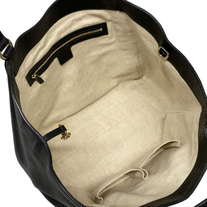 Gucci Tote Bag Soho Cellarius 282309 Black Leather