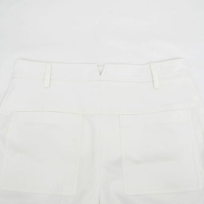 Hermes Shorts White Size 38 Cotton Polyurethane Women's Apparel Clothes
