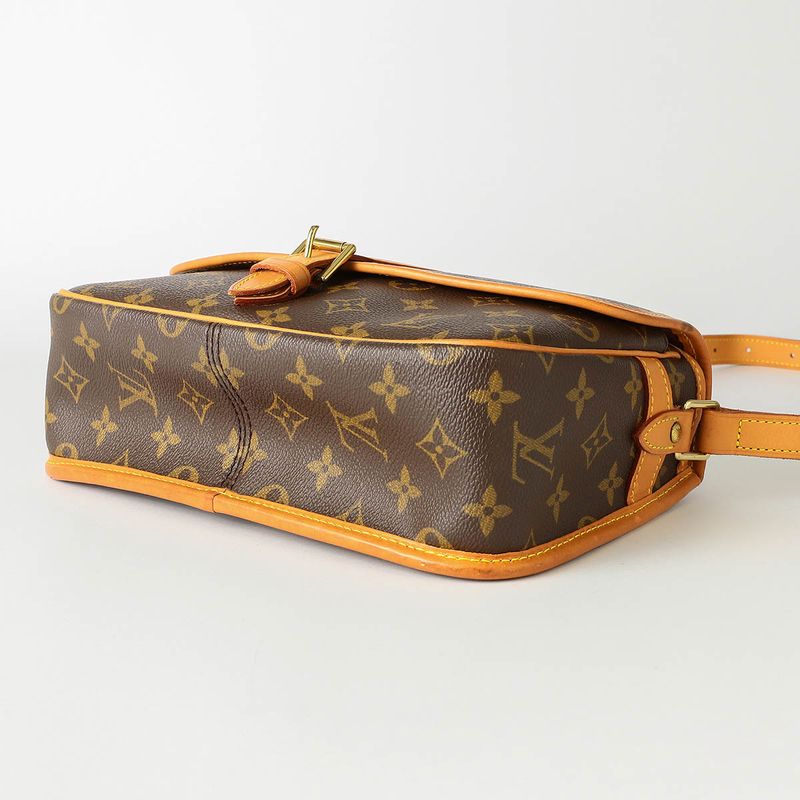 Louis Vuitton Shoulder Bag Sologne Brown Rank A