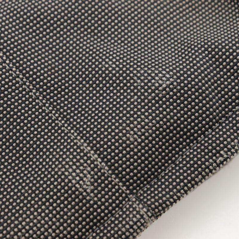 Hermes Yale Line Tote MM Nylon Canvas Gray Unisex Handbag