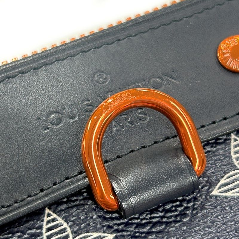 Louis Vuitton M62905 Monogram Ink PVC Pochette Apollo Navy 359655 Second Bag