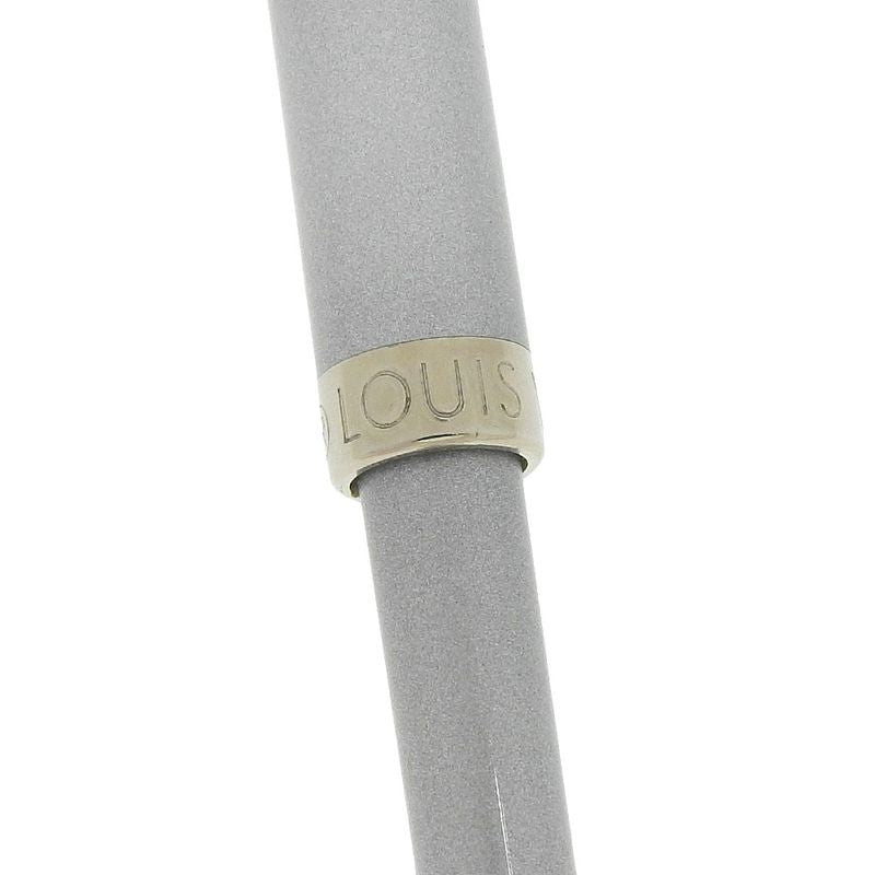 Louis Vuitton Stiloa Genda Silver Compact Ballpoint Pen Men Women Business