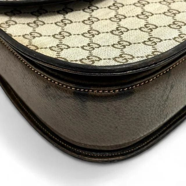 Gucci GG Bamboo 1947 Vintage Sherry Bag Purse Tan Brown Leather Handle