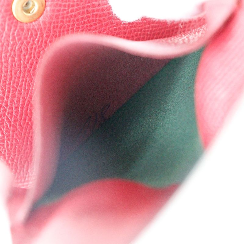 Hermes Alasif Post-it Case Leather □A Unisex Coin Case