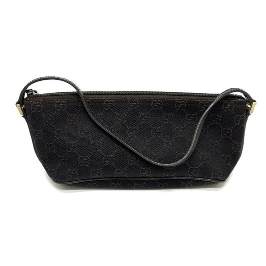 Gucci Accessory Pouch GG Pattern 257300 Canvas Brown