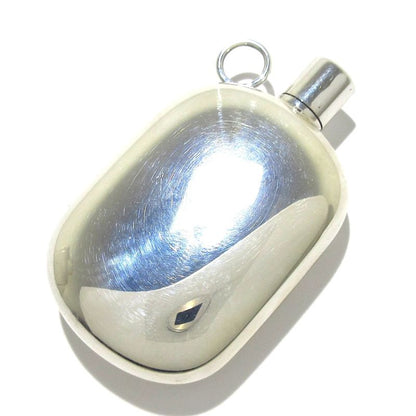 Hermes Pendant Top - Silver Perfume Bottle