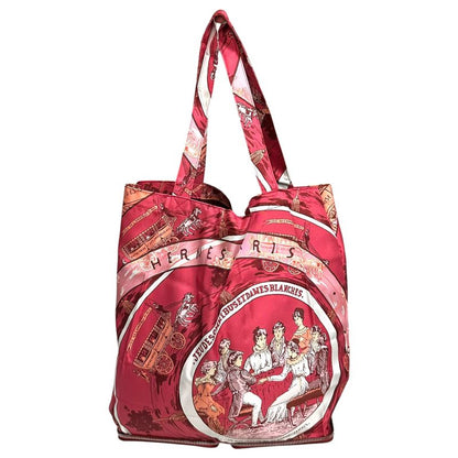 Hermes "jeu des Omnibus Et Dames Blanches" Silky Pop Omnibus and the White