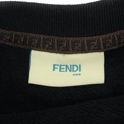 Fendi Kids Fendi Kids Logo Sweatshirt Jfh100 5v0 Black 7a