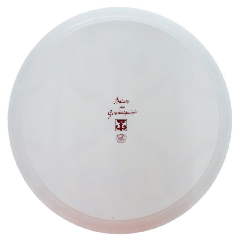 Hermes Gadarkivir Tableware Pottery Red Plate 0335 Hermes