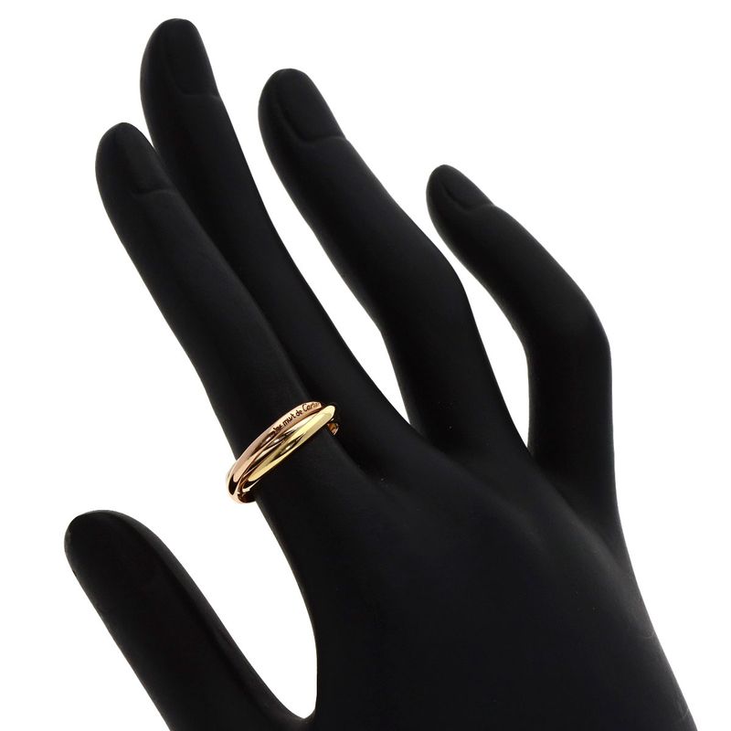 Cartier Trinity XS #49 Ring 18K Yellow Gold 18K Pink Gold 18K White Gold Ladies
