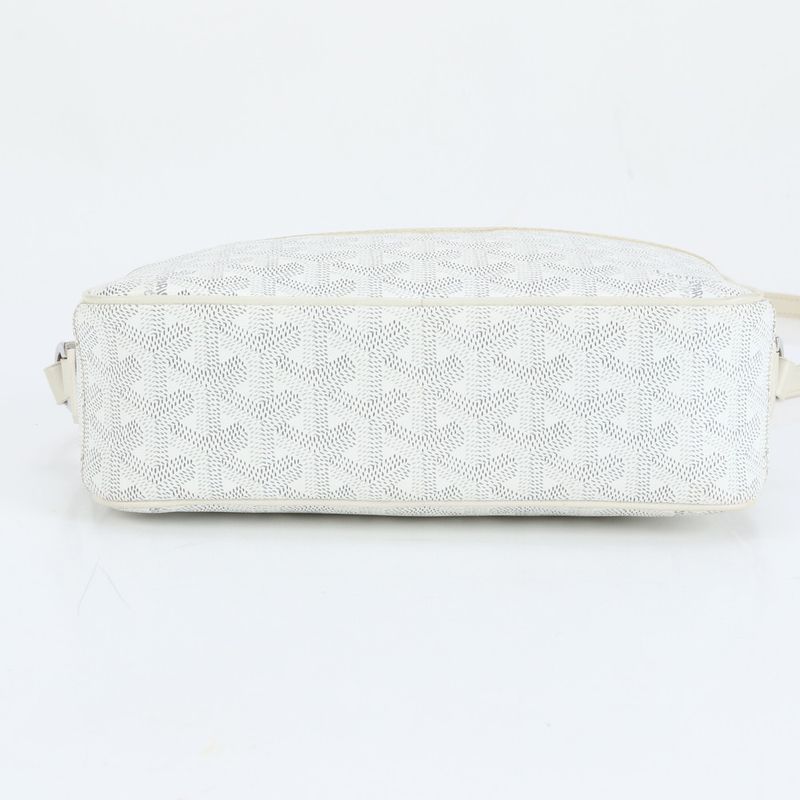 Current Goyard Cup Veil PM Herringbone Leather Shoulder Bag Crossbody Women ERE