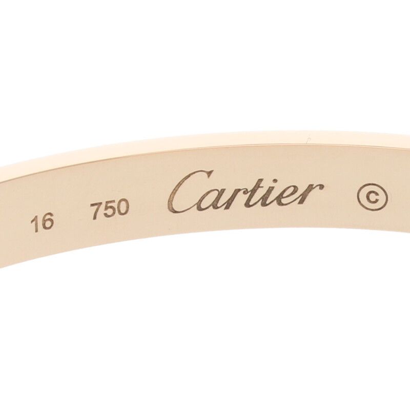 Cartier LOVE Bracelet Love Bracelet 18kpg Love Bracelet Men's 16
