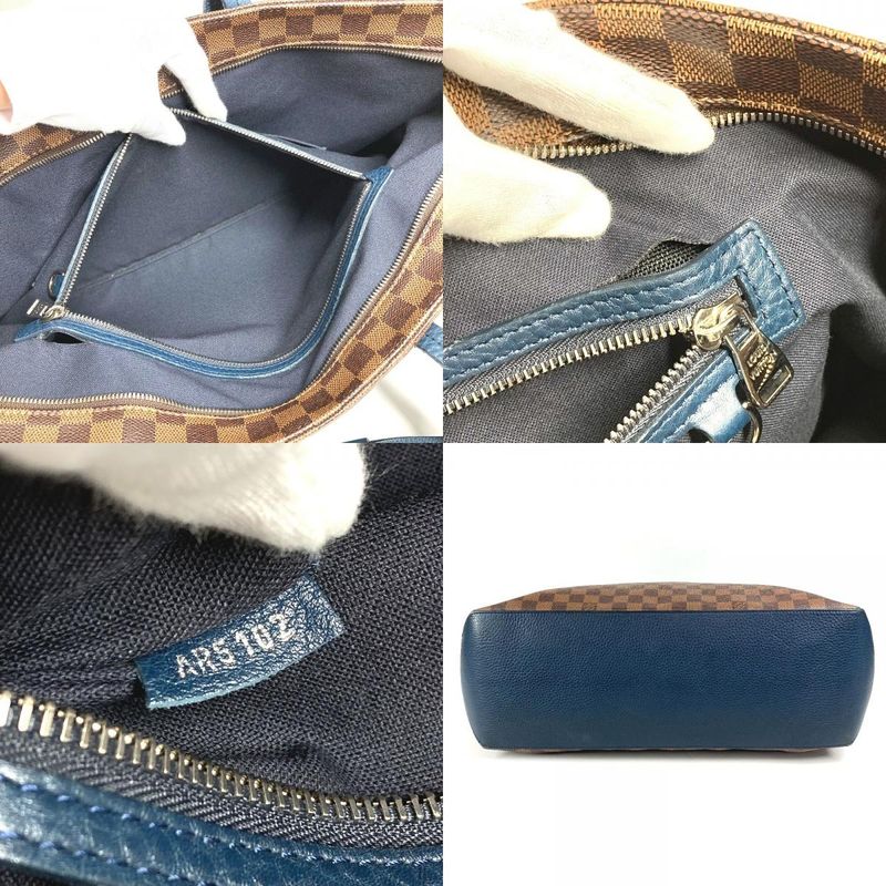 Louis Vuitton Shoulder Bag Cabas N41242 Damier Canvas Ebène Brown