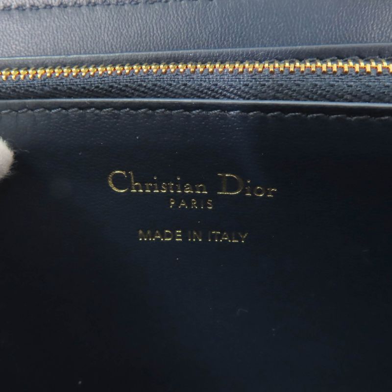 Christian DIOR S2094unjr 30 Montaigne Voyageur Long Wallet Reverse Toile De