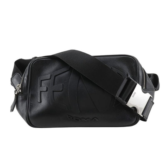 Fendi Fish Eye 2way Shoulder 7va526 Calf Black Unisex Body Bag