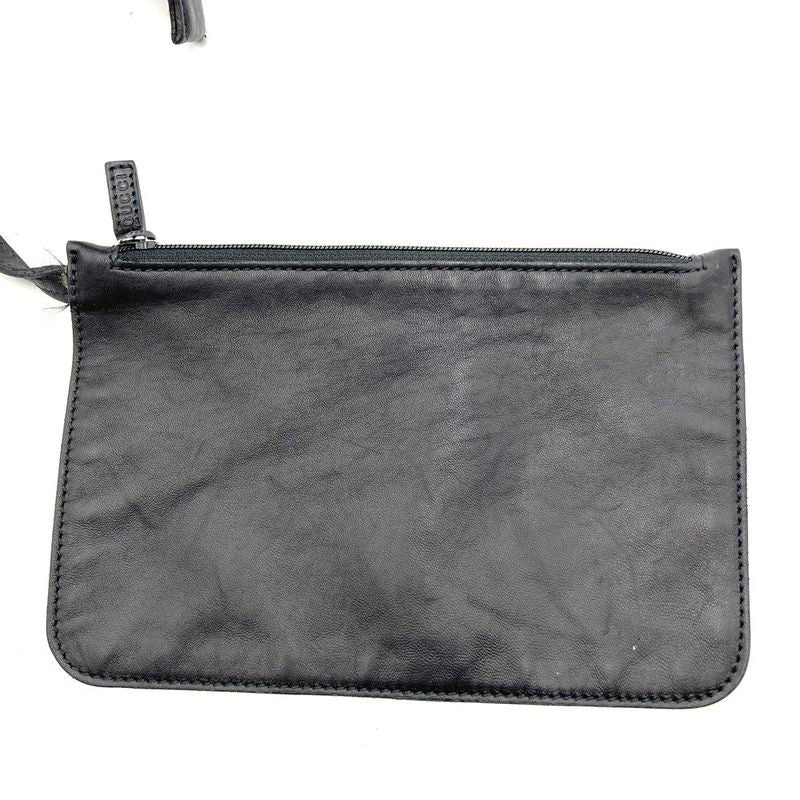 Gucci 003 0257 Bon Sac One Shoulder Body Bag With Vintage Pouch Leather Black